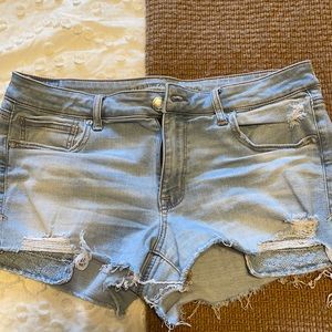 American eagle super stretch shorts